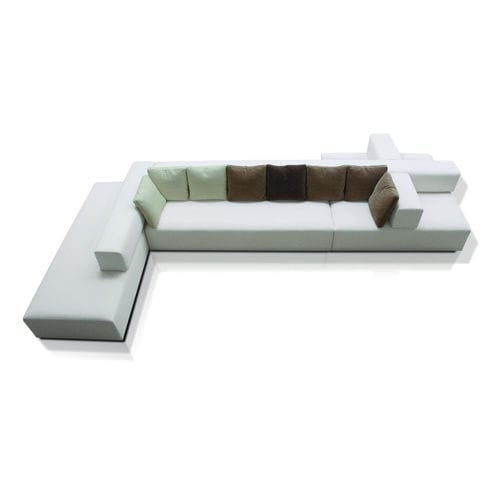 Sofá modular - DOLMEN - ferlea - contemporâneo / em tecido / em couro