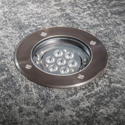 Luminária de embutir no piso - GEMINI - LumTeam - de LED / redonda / quadrada