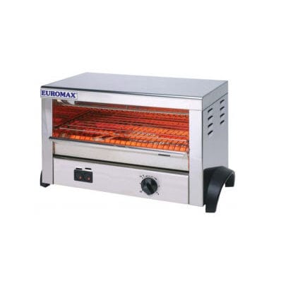 Grelhador elétrico - 1133 / 1134 / 1135 / 1136 - Euromax - de bancada / profissional / em aço inoxidável