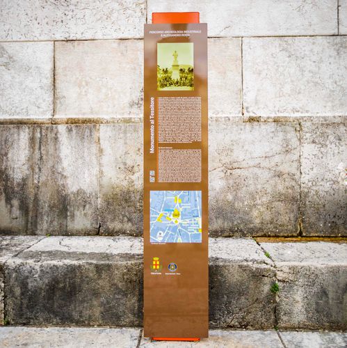 Totem de sinalização - WAYFINDING - LAB23 - em aço galvanizado / para espaço público