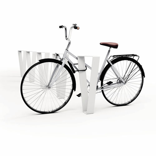Bicicletário de piso - SIDE - LAB23 - de design original / para espaço público / em aço galvanizado