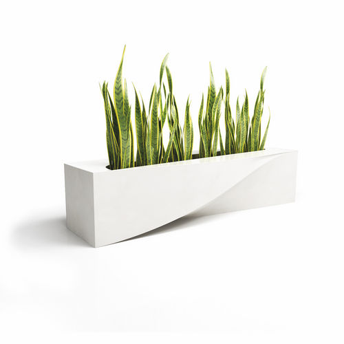 Floreira em fibra de poliéster - S PLANTER - LAB23 - em aço galvanizado / em compósito / de design original