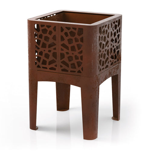 Floreira em aço - CORAL - LAB23 - em aço Corten / em aço galvanizado / em aço revestido a pó