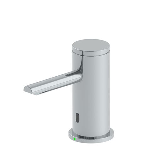 Dispensador de sabonete da linha comercial - LOTUS TOPFILL - Stern Engineering Ltd. - de embutir / em latão cromado / automático