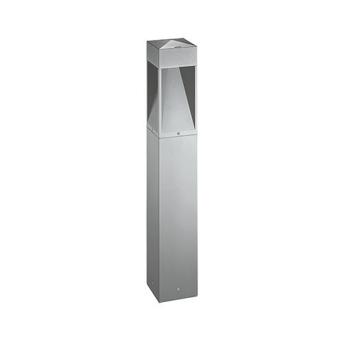 Poste balizador de iluminação de jardim - O36  - GLAMOX - contemporâneo / em aço inoxidável / com difusor em vidro temperado