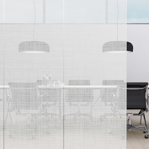 Painel de vidro de segurança - BATISTE - Skyline Design - laminado / temperado / decorado