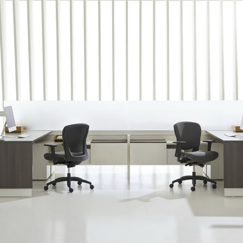 Poltronas de escritório contemporânea - SAVERA - Teknion - em tecido / reclinável / com encosto alto