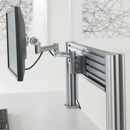 Suporte para monitor de secretária - MAST - Teknion - duplo