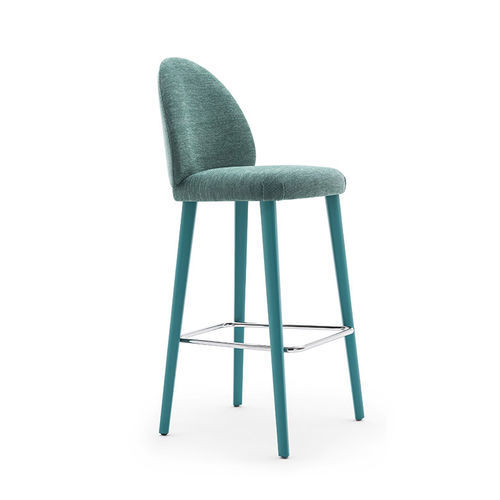 Cadeira alta contemporânea - LILY 04581 - Montbel - para ambiente interno / em tecido / em couro