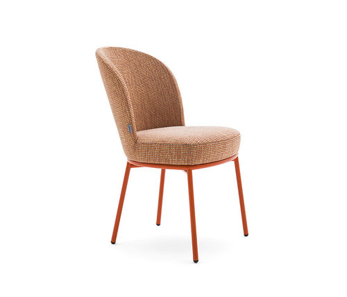 Cadeira contemporânea - ROSE 03911 - Montbel - para ambiente interno / em tecido / em couro