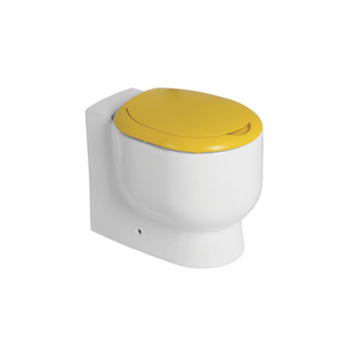 Vaso sanitário de piso - WCKIDS - Sanindusa - em cerâmica / da linha residencial / para escola