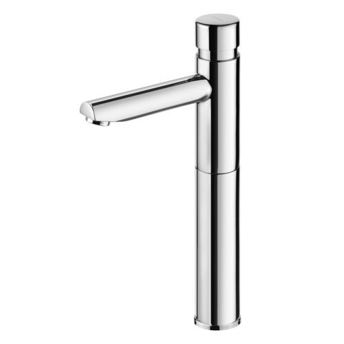 Misturador monocomando para lavatório - NEW ÍCONE - Sanindusa - de bancada / temporizado / em latão