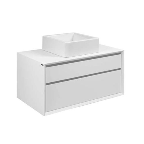 Gabinete de banheiro suspenso - VIEW - Sanindusa - em laminado melamínico / em MDF / contemporâneo