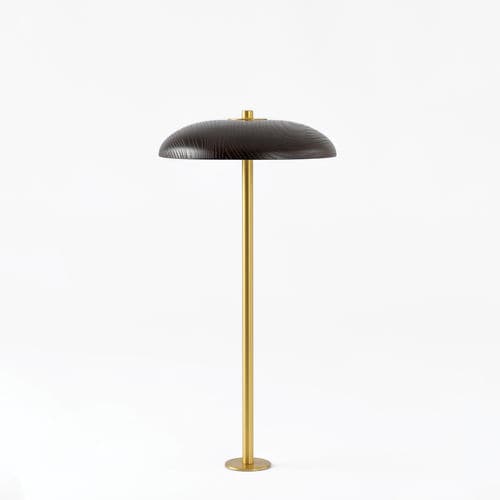 Luminária de mesa - BOLACHA STATIK - HISLE - de escritório / em alumínio anodizado / em madeira