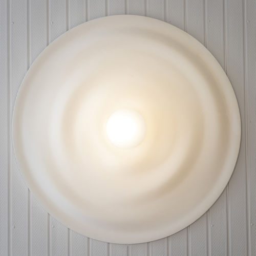 Arandela contemporânea - KALM - HISLE - para ambiente interno / de gesso / redonda