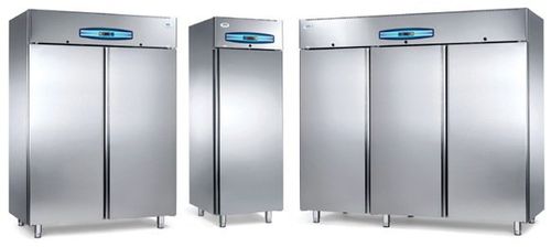 Refrigerador vertical - 1/P TN - PAMA PARSI MACCHINE - profissional / de instalação livre / em aço inoxidável