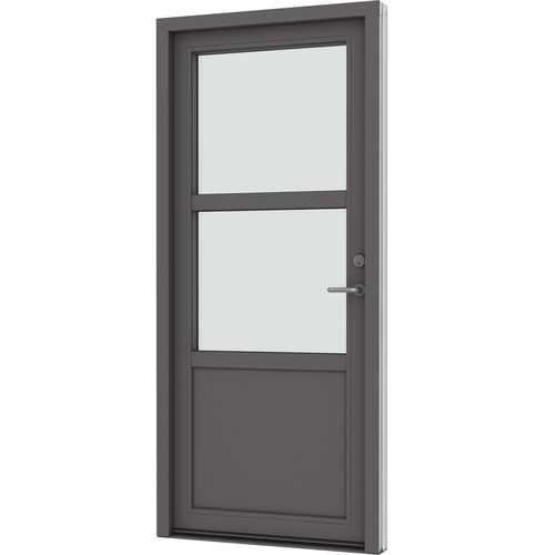 Porta de entrada - RIBO ALU - VELFAC - em madeira / em alumínio / de abrir