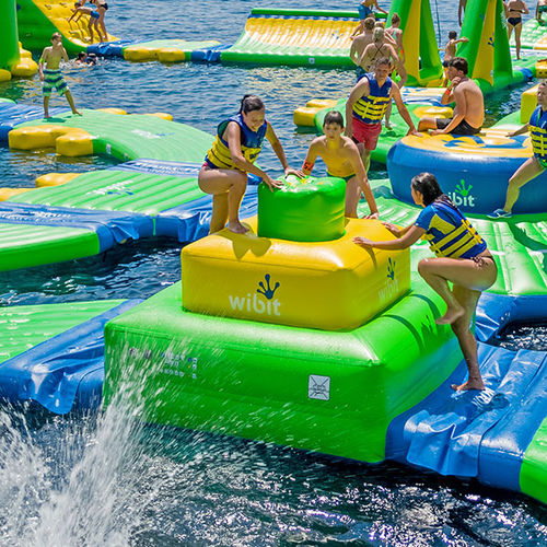 Jogo inflável para piscina pública - DECK 3 - Wibit Sports