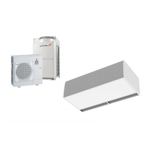 Cortina de ar de teto - WINDBOX DX LXL - airtecnics - de parede / industrial / profissional