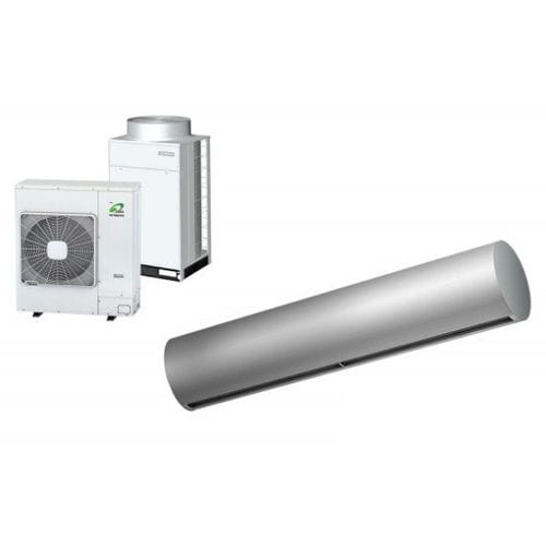 Cortina de ar de teto - RUND ECG 1000 DX8-HI	 - airtecnics - industrial / profissional
