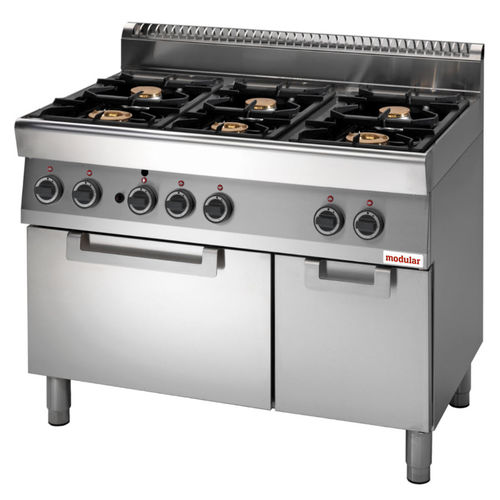 Fogão a gás - FU 70/110 CFG - MODULAR PROFESSIONAL - profissional / 6 bocas / 1 forno