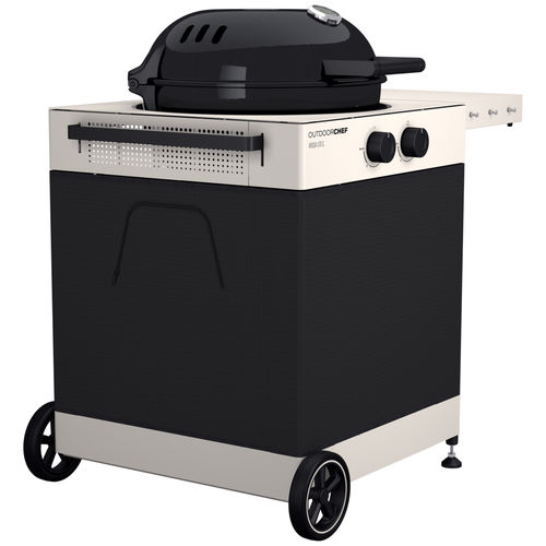 Churrasqueira a gás - AROSA 570 G TEX - Outdoor Chef - com rodízios / em metal pintado / em aço inoxidável