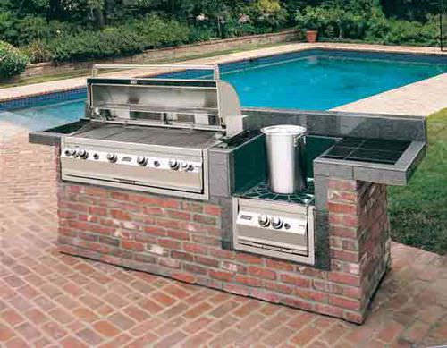 Churrasqueira a gás - Elite 50 - FIRE MAGIC - da linha comercial / fixa / em aço inoxidável