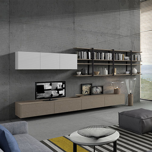 Móvel de parede contemporâneo para TV - BIJOU - ARAN Cucine - em vidro