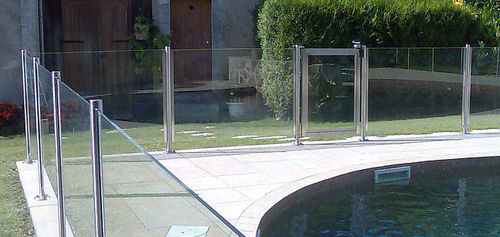 Guarda-corpo em vidro - SUR MESURE - FRANCE INOX INDUSTRIE - em aço inoxidável / em aço / com barras