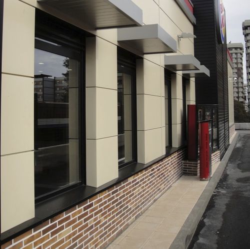 Placa de revestimento aparente em clínquer - Castilla - La Paloma Cerámicas - em tijolo / de poliestireno extrudado / para ambiente interno