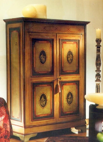 Guarda-roupa de estilo - 52C - Al Cazar Fine Woods - em madeira / com portas de abrir