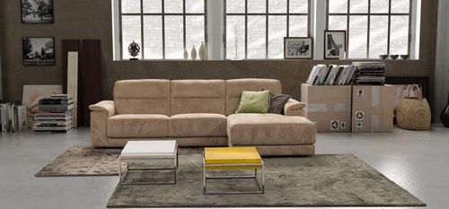 Sofá modular - ALFIERI - Alpa Salotti - contemporâneo / em tecido / em couro