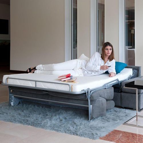 Sofá modular - ROXANNE - Alpa Salotti - cama / contemporâneo / em tecido
