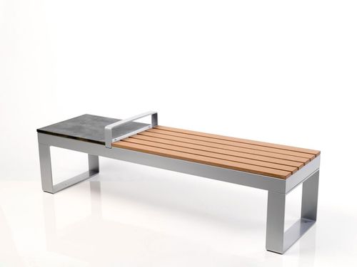 Banco para espaço público contemporâneo - PAK - ALTEK ITALIA DESIGN - em alumínio / em compósito / sem encosto