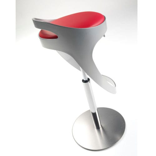 Banqueta alta contemporânea - RE ARTÙ - ALTEK ITALIA DESIGN - em couro / em couro sintético / com base em alumínio