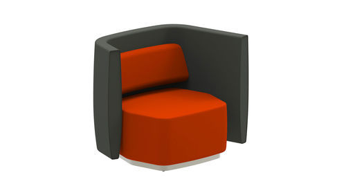 Poltrona contemporânea - AIRWAVE 04 - ALTEK ITALIA DESIGN - em couro sintético / em espuma de poliuretano / em tecido antichama