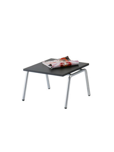 Mesa lateral contemporânea - VERTIGO LV18 - ALTEK ITALIA DESIGN - em MDF / com base metálica / quadrada