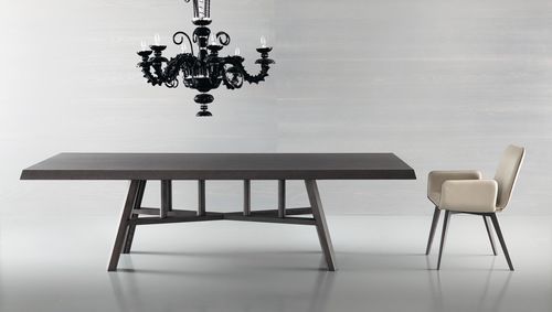 Mesa contemporânea - LAGOON - Rossetto Armobil - em carvalho / em nogueira / retangular