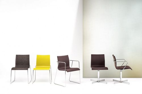 Cadeira contemporânea - BEE - Bross Italia - para ambiente interno / em tecido resistente à água / estofada