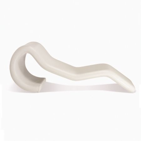 Chaise longue de design original - ERCOLINA - Casprini Gruppo Industriale - em tecido / branca