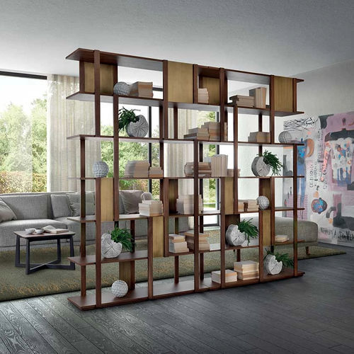 Livreiro modular - MARILA - Pacini & Cappellini - alto / para separação de ambientes / contemporâneo