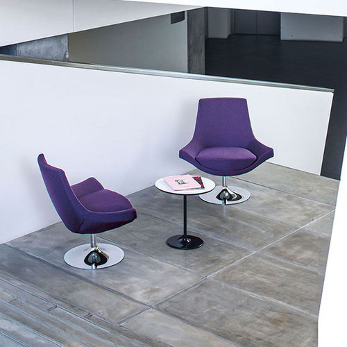 Cadeira contemporânea - SUMI : 1551 PO B02G - Cizeta - para ambiente interno / em tecido / com base metálica