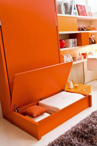 Cama retrátil - ALTEA RELAX - Clei - de solteiro / contemporânea / infantil (unissexo)