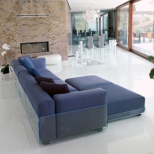 Sofá modular - ASAMI - Colico - contemporâneo / para ambiente externo / em tecido
