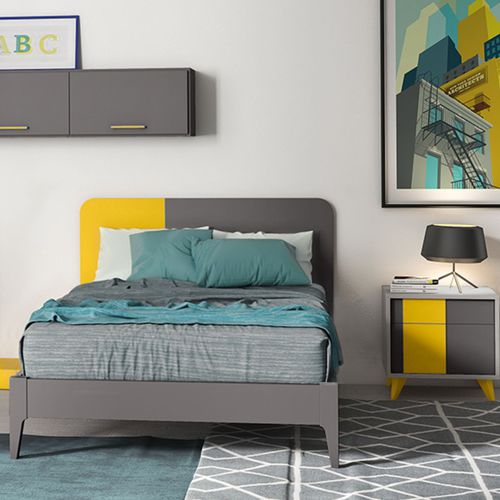 Cama de solteiro - GOLF C111  - ColombiniCasa - contemporânea / infantil (unissexo) / em madeira laqueada