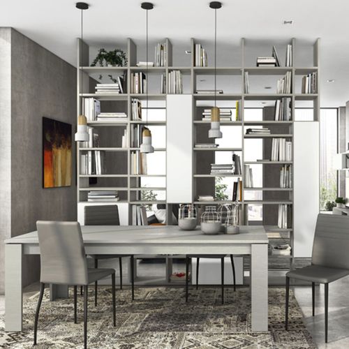Livreiro do piso ao teto - GOLF W110   - ColombiniCasa - contemporâneo / da linha comercial / em madeira laqueada
