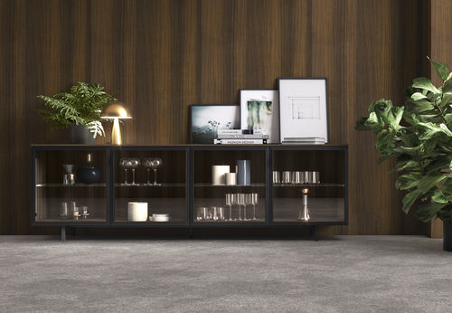 Buffet aparador contemporâneo - VITALYTY LUCE SUNRISE - ColombiniCasa - em laminado melamínico / modular / com vidro