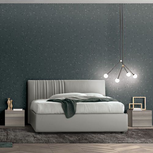 Cama de casal - VITALYTY SOGNO EVOQUE  - ColombiniCasa - contemporânea / estofada / com cabeceira