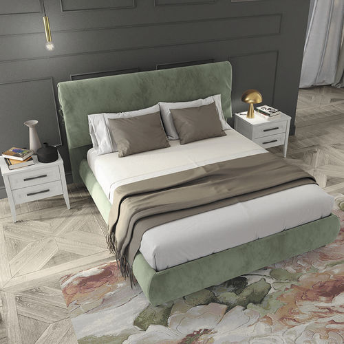 Cama de casal - ARADIA VENEZIA - ColombiniCasa - contemporânea / estofada / com cabeceira estofada
