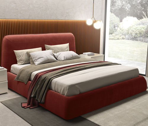 Cama de casal - VITALYTY SOGNO PRISMA - ColombiniCasa - contemporânea / estofada / com cabeceira